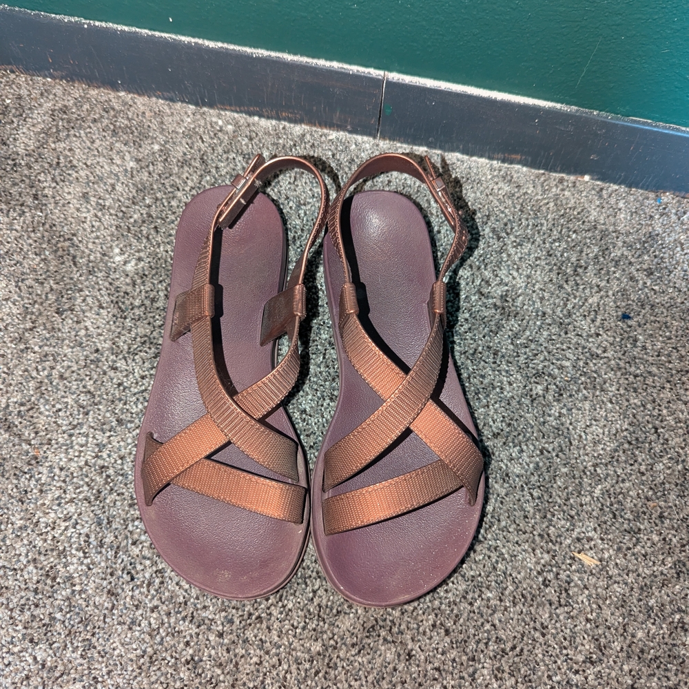 Casual Brown Strappy Sandals
